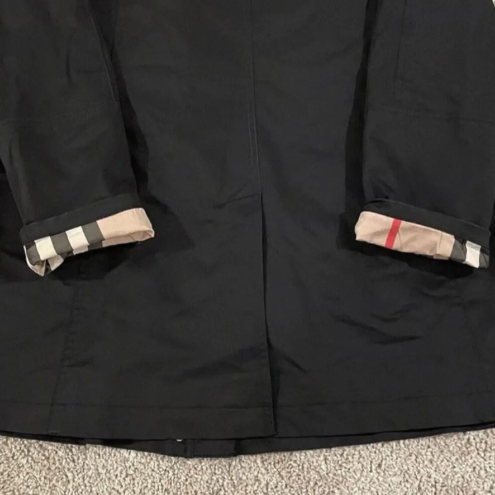 Burberry | Coat | Burberry Brit Hooded Black Trench| Rain Coat | Holiday Gifts - Picture 5 of 16